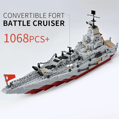 Battleship Building Set - 1068pcs